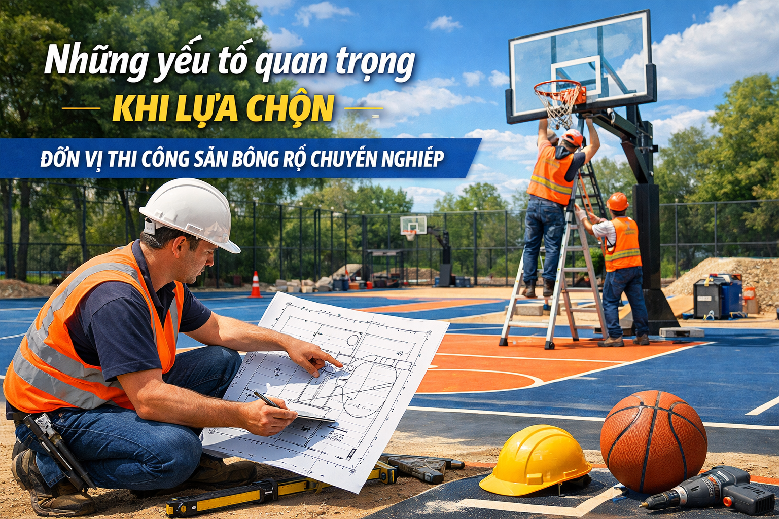 Những yếu tố quan trọng khi lựa chọn công ty thi công sân bóng bóng chuyên nghiệp