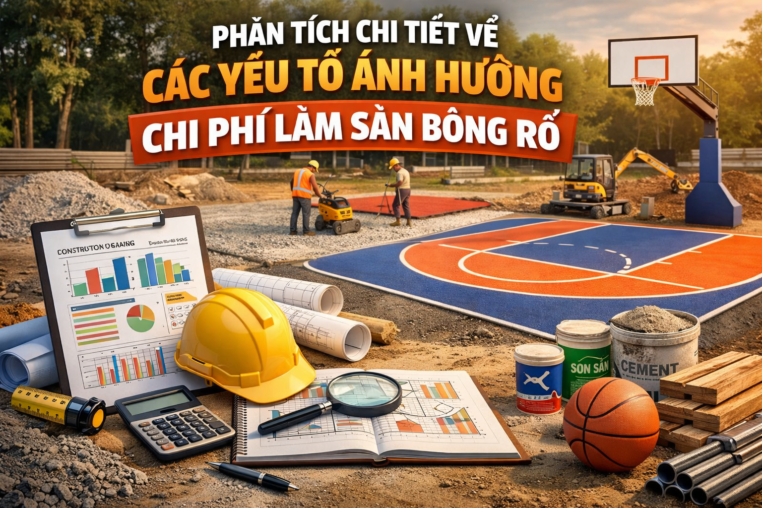 Chi Phí Làm Sân Bóng Rổ
