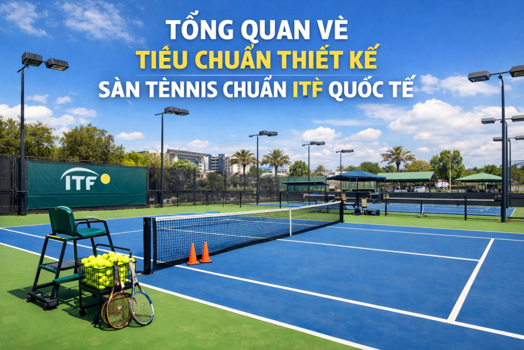 tiêu chuẩn sân tennis ITF
