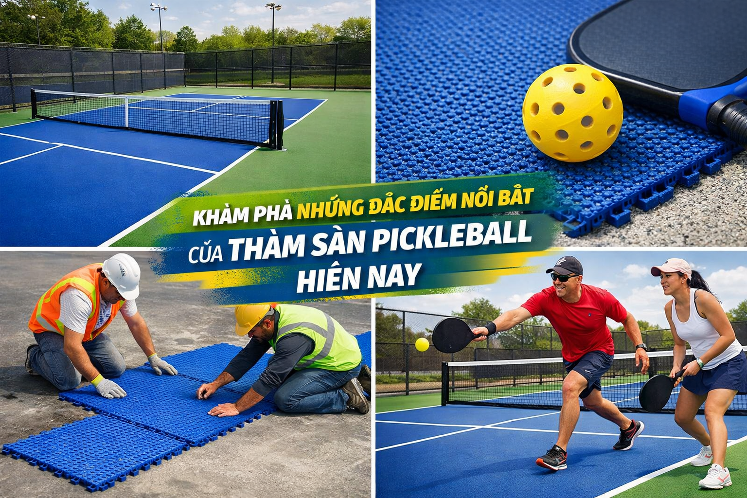 Thảm Sân Pickleball