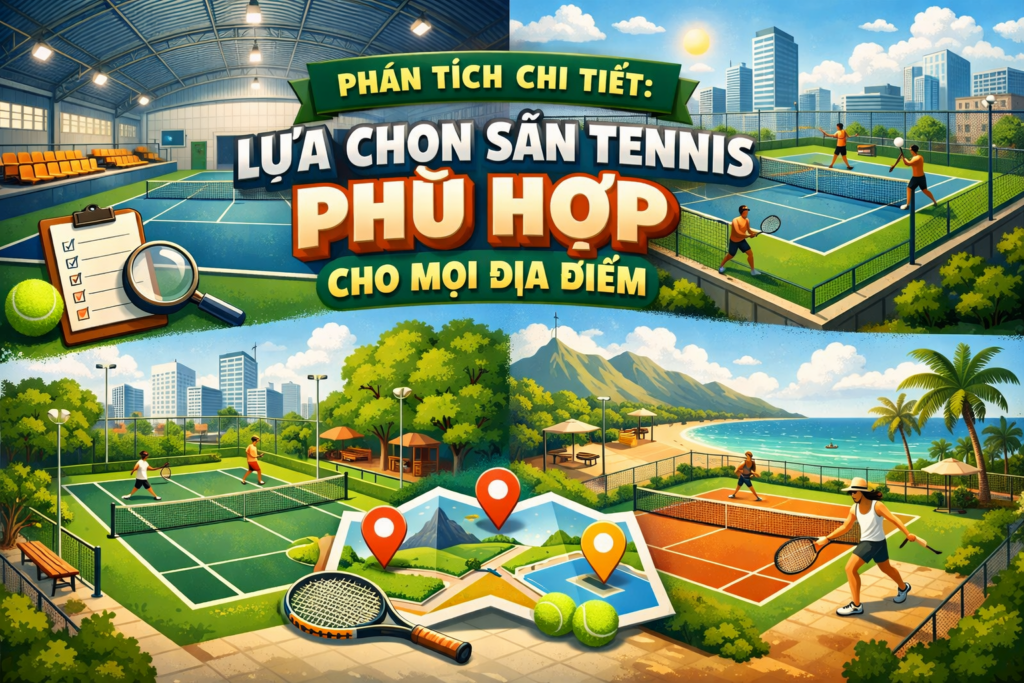 nên làm sân tennis loại nào