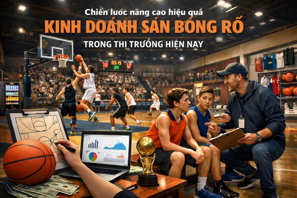 hiệu quả kinh doanh sân bóng rổ