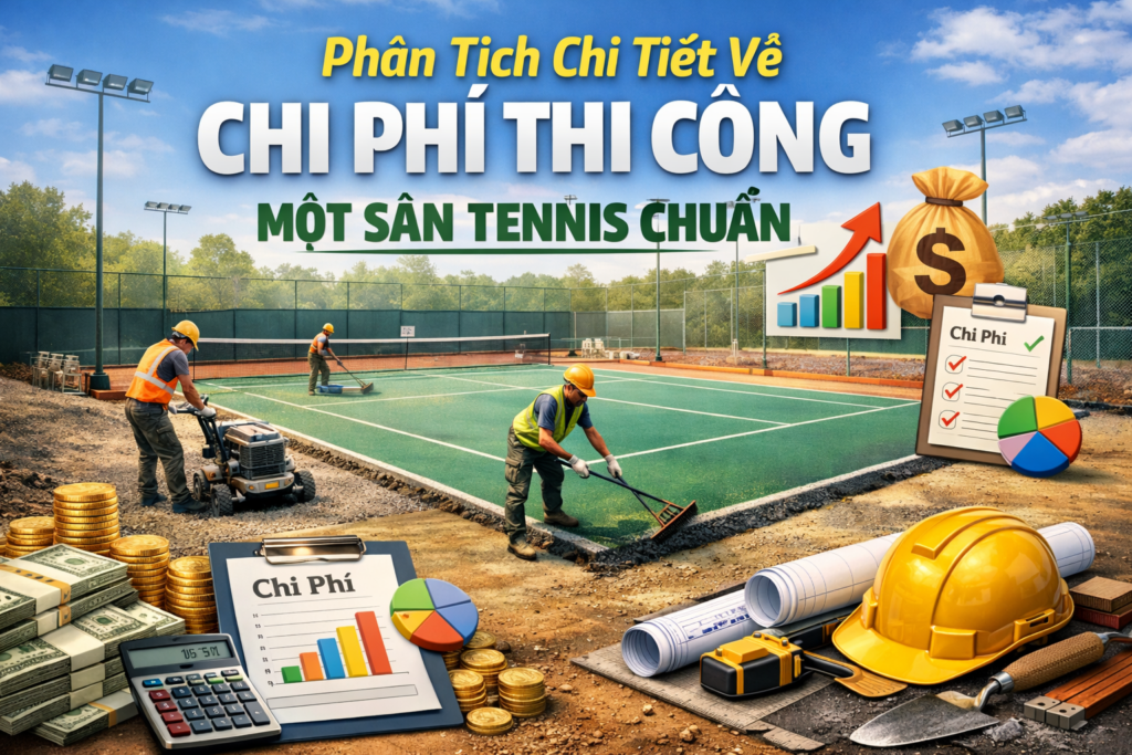 Báo Gía Thi Công Sân Tennis