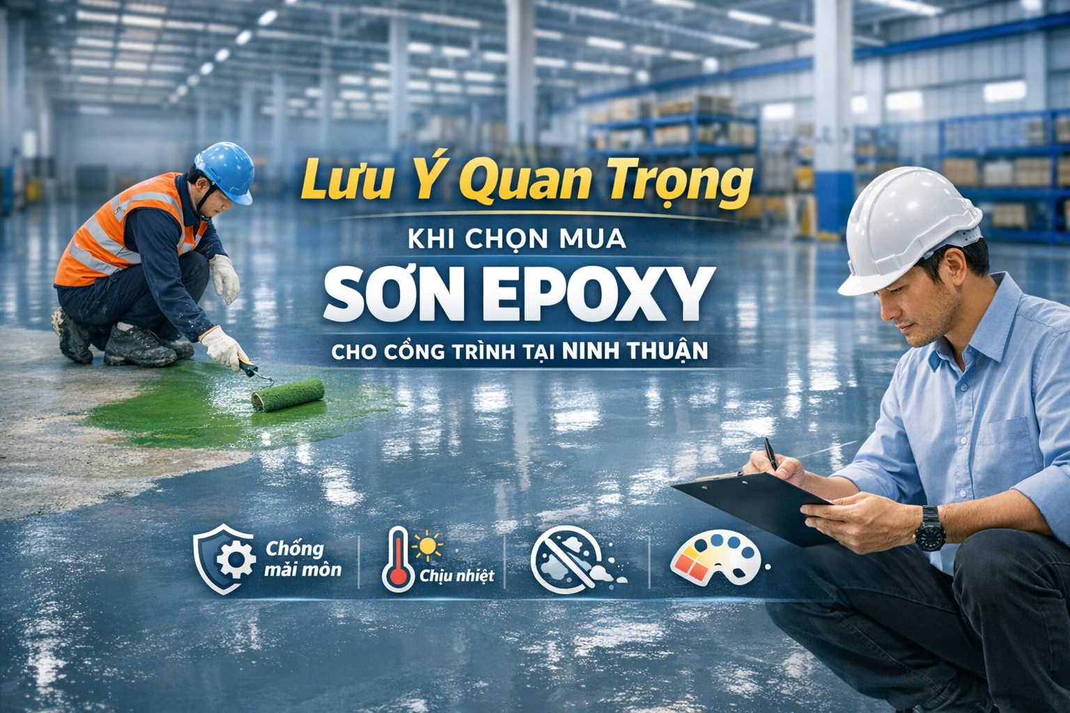 Cửa hàng mua bán sơn epoxy tại Ninh Thuận