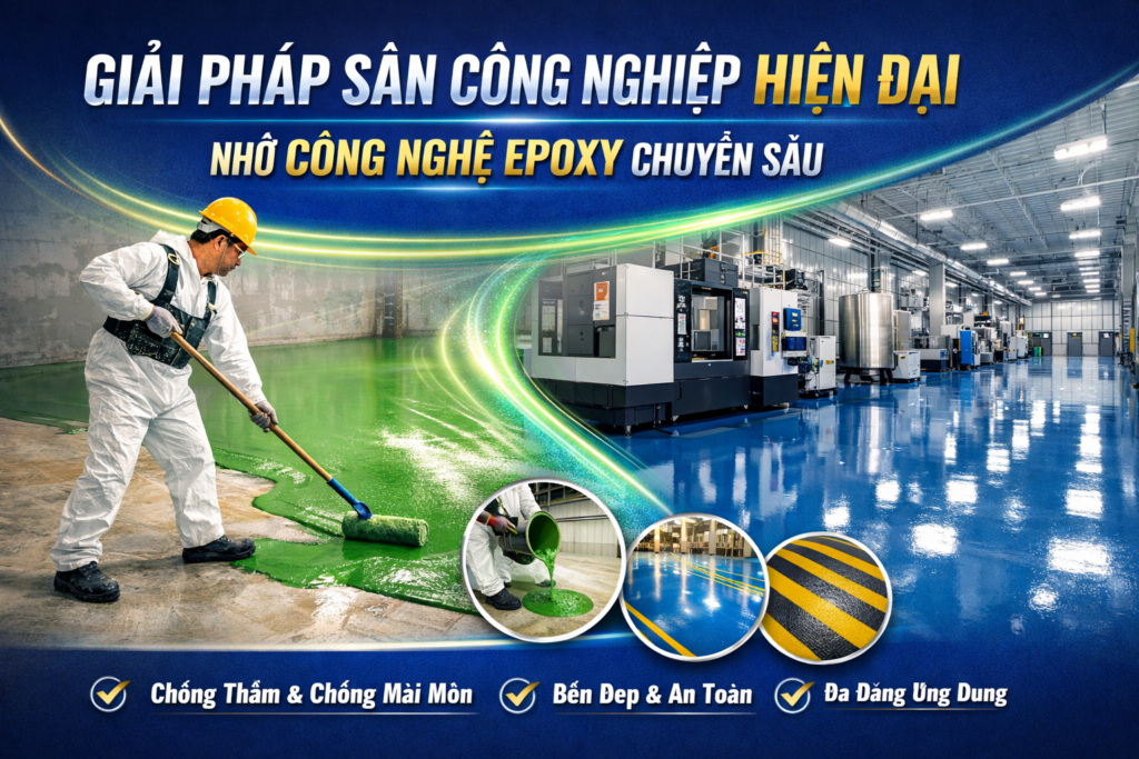 thi công epoxy khu công nghiệp