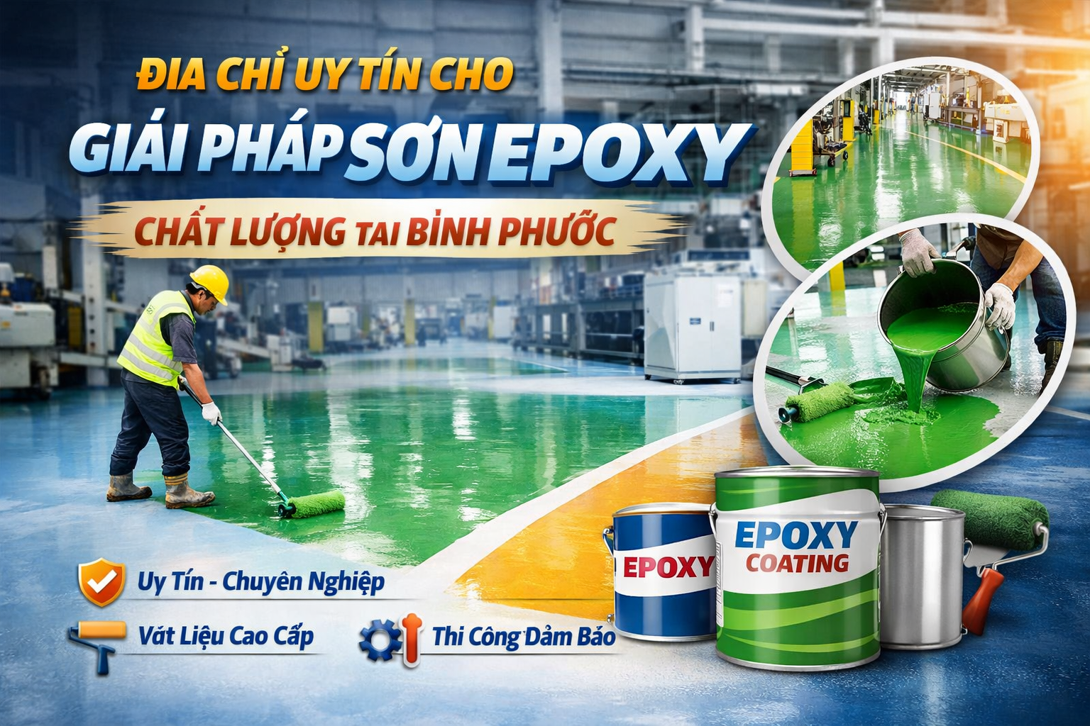 Cửa hàng mua bán sơn epoxy tại Bình Phước