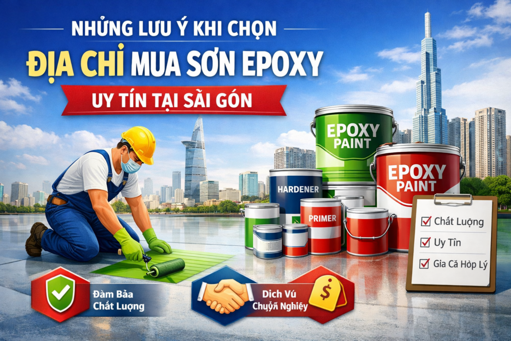 Cửa hàng mua bán sơn epoxy tại TP Hồ Chí Minh
