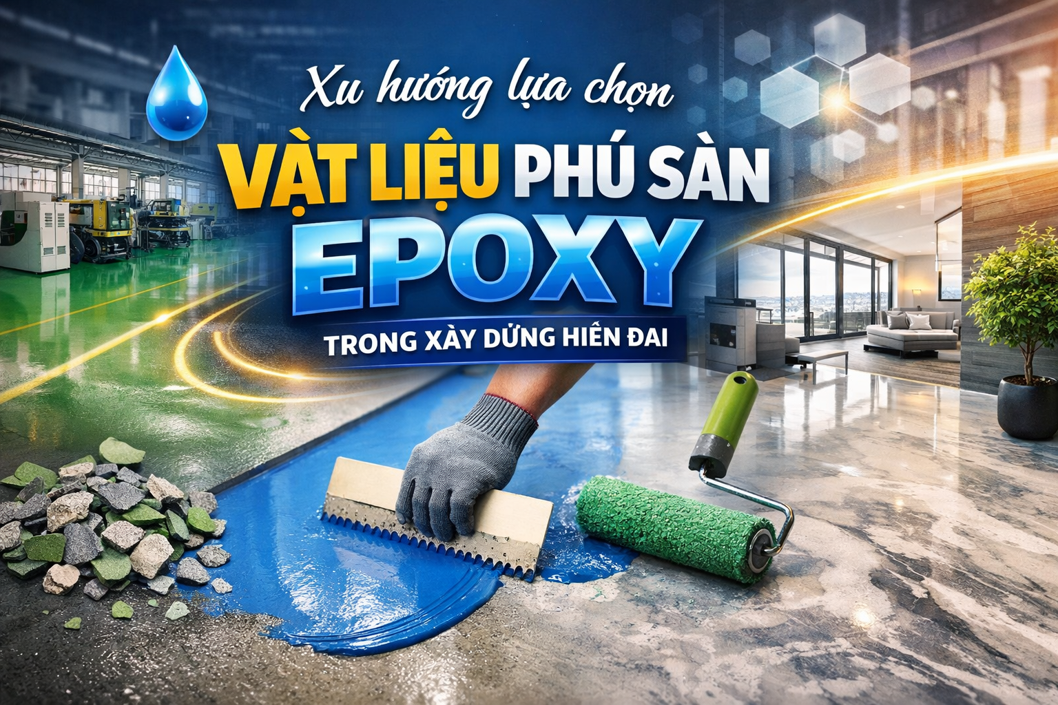 Vật liệu phủ sàn epoxy 