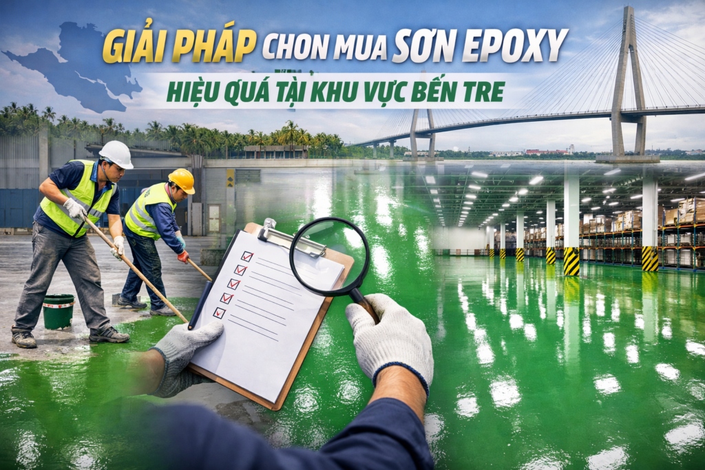 Cửa hàng mua bán sơn epoxy tại Bến Tre