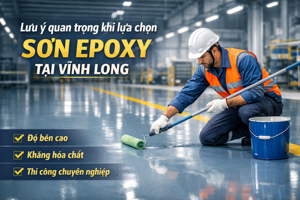 Cửa hàng mua bán sơn epoxy tại Vĩnh Long