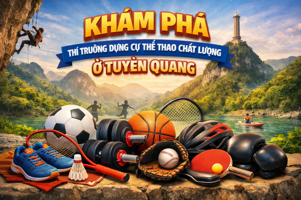 dụng cụ thể thao tại Tuyên Quang