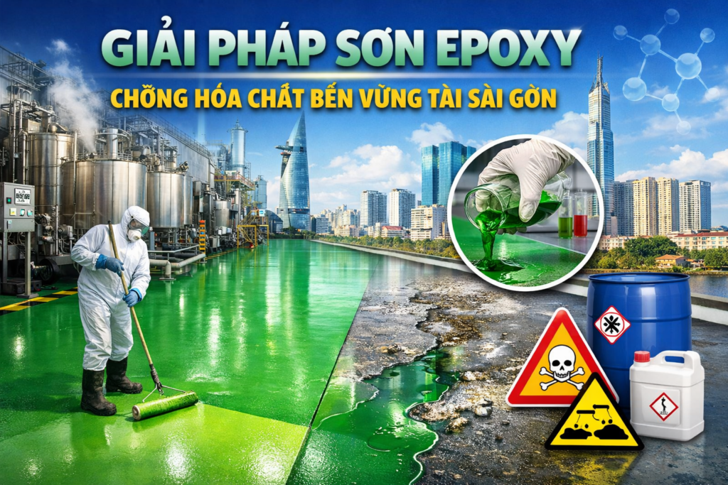 Thi công sơn epoxy chống hóa chất tại TP Hồ Chí Minh
