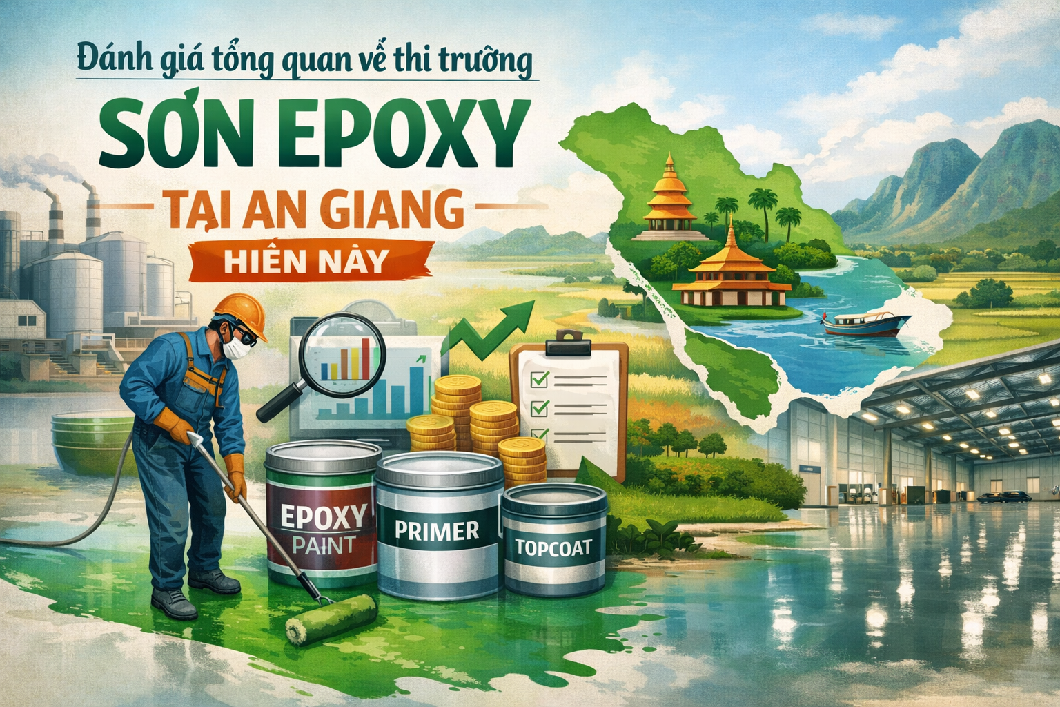 Cửa hàng mua bán sơn epoxy tại An Giang 