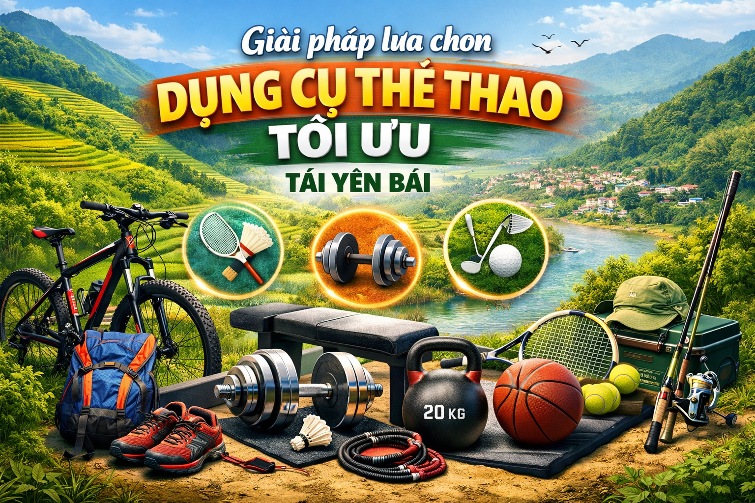 dụng cụ thể thao tại Yên Bái