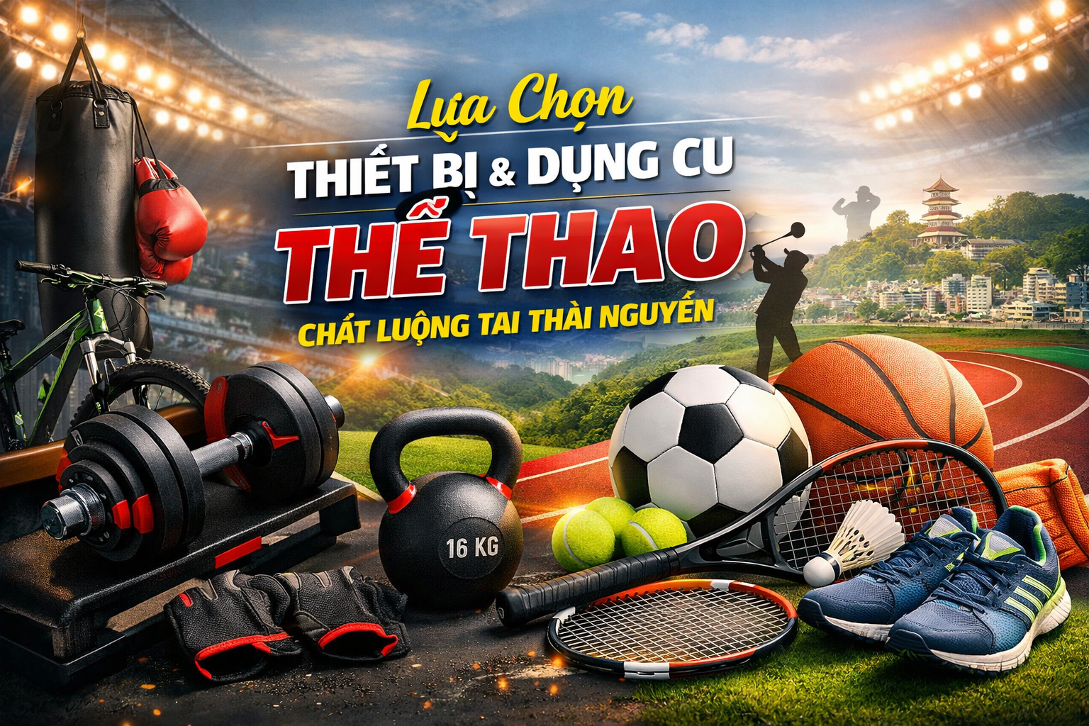  dụng cụ thể thao tại Thái Nguyên