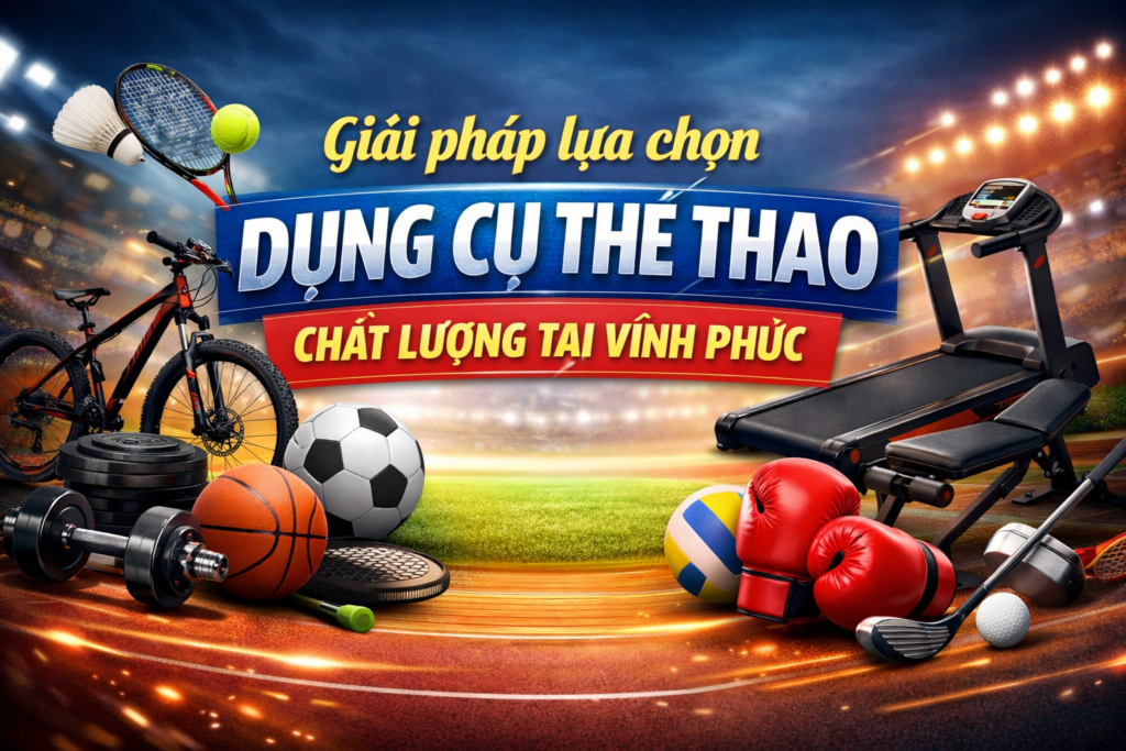 dụng cụ thể thao tại Vĩnh Phúc