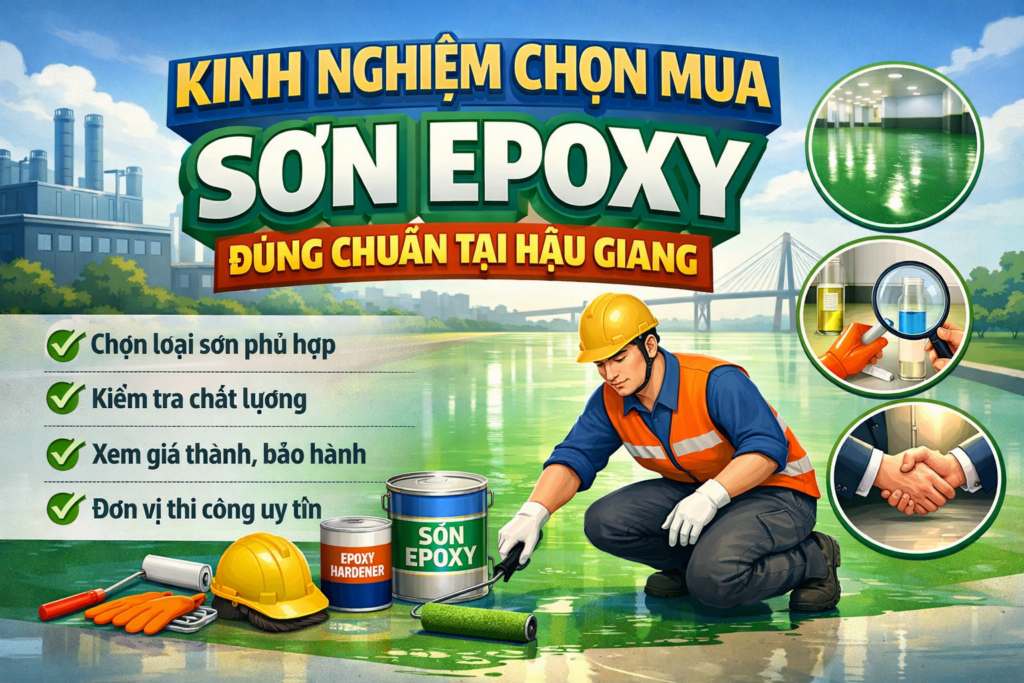 Cửa hàng mua bán sơn epoxy tại Hậu Giang