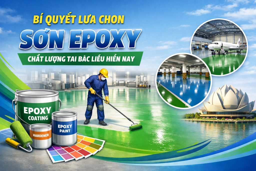 Cửa hàng mua bán sơn epoxy tại Bạc Liêu