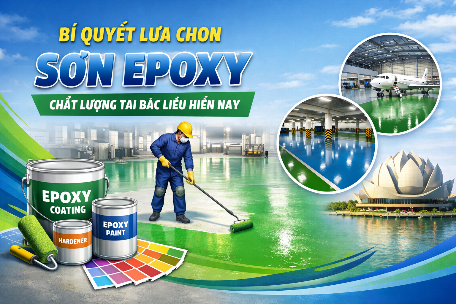 Cửa hàng mua bán sơn epoxy tại Bạc Liêu