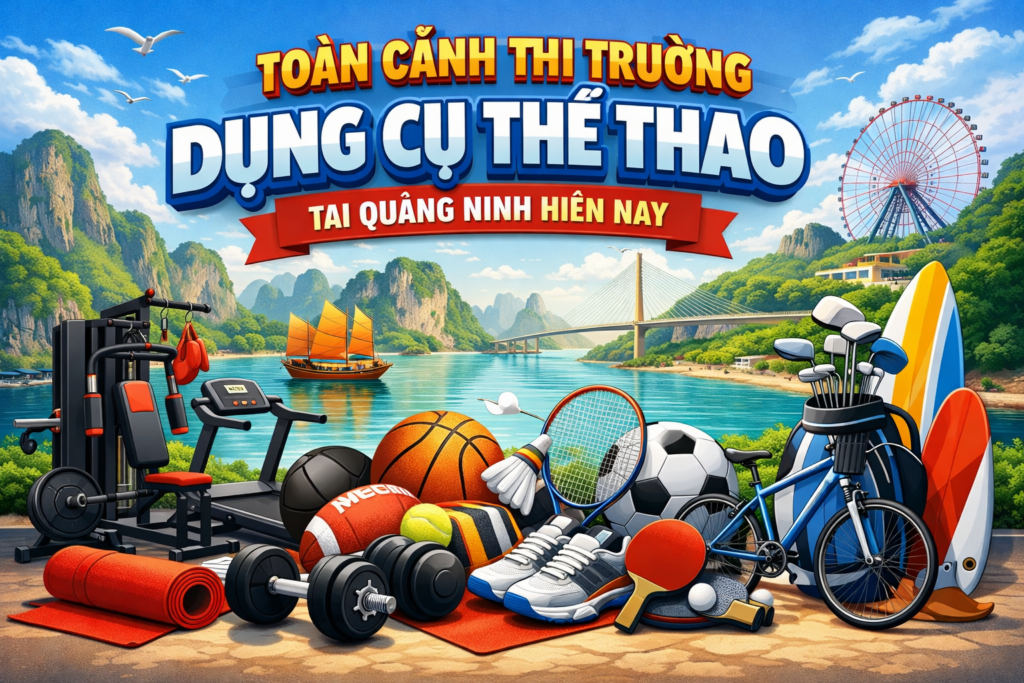dụng cụ thể thao tại Quảng Ninh
