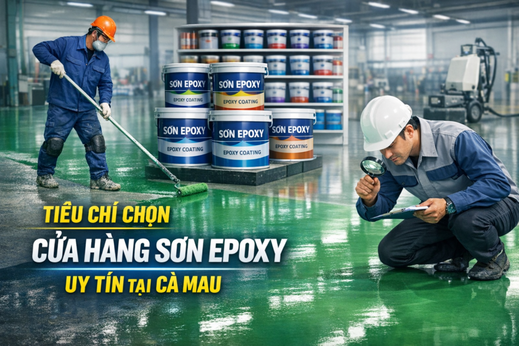 Cửa hàng mua bán sơn epoxy tại Cà Mau