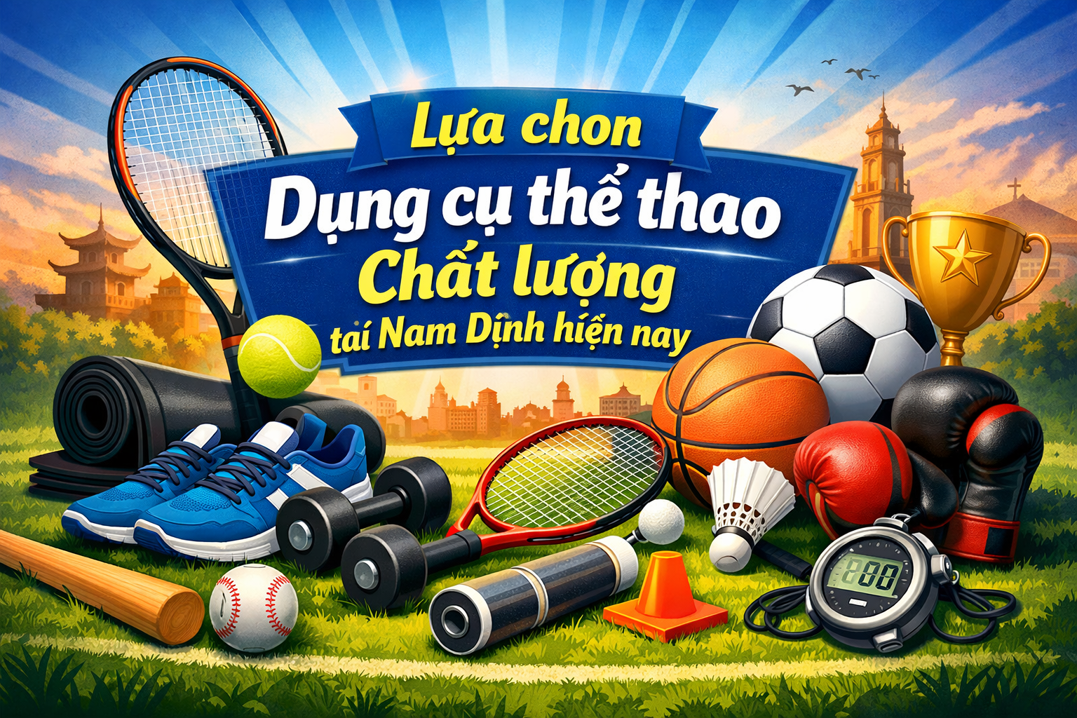 dụng cụ thể thao tại Nam Định