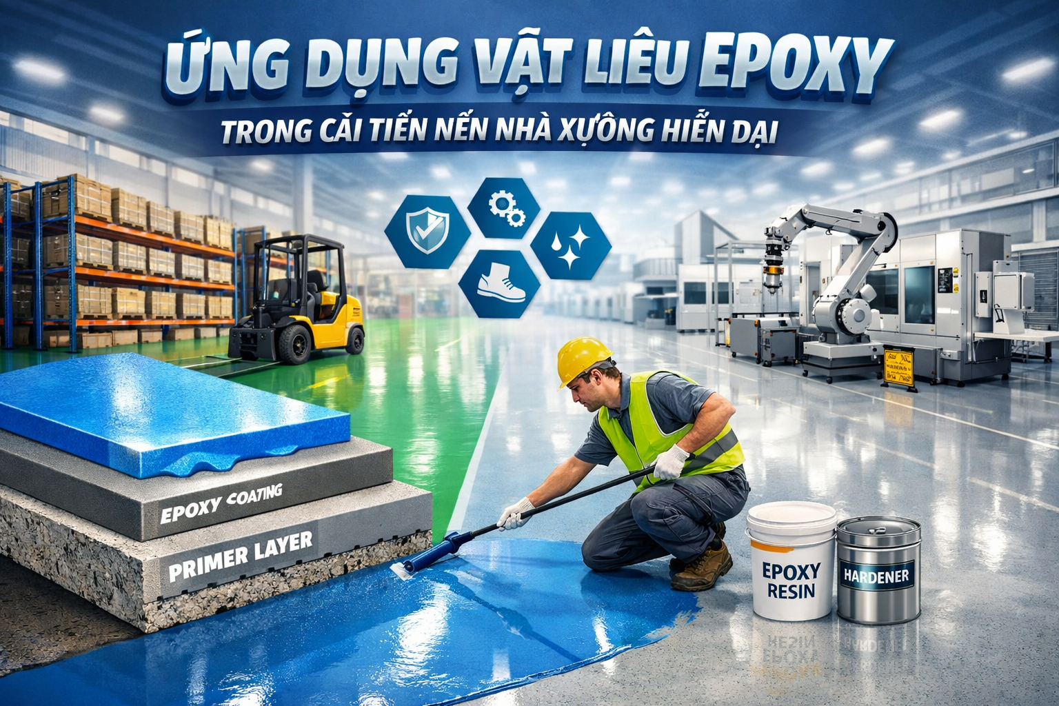 vật liệu epoxy nhà xưởng