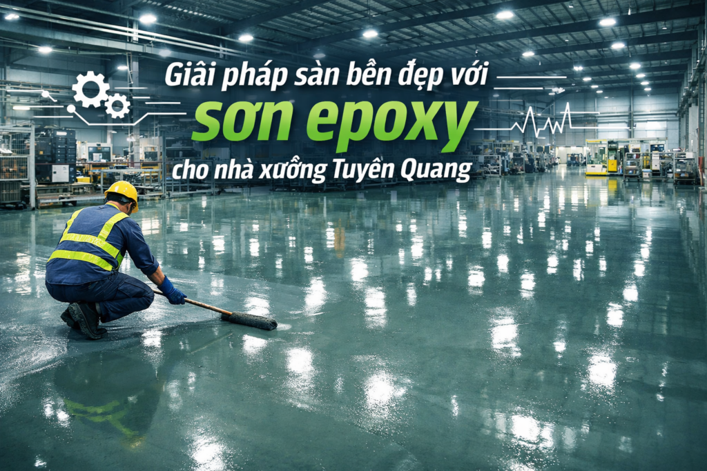 thi công sơn epoxy nhà xưởng tại Lào Cai