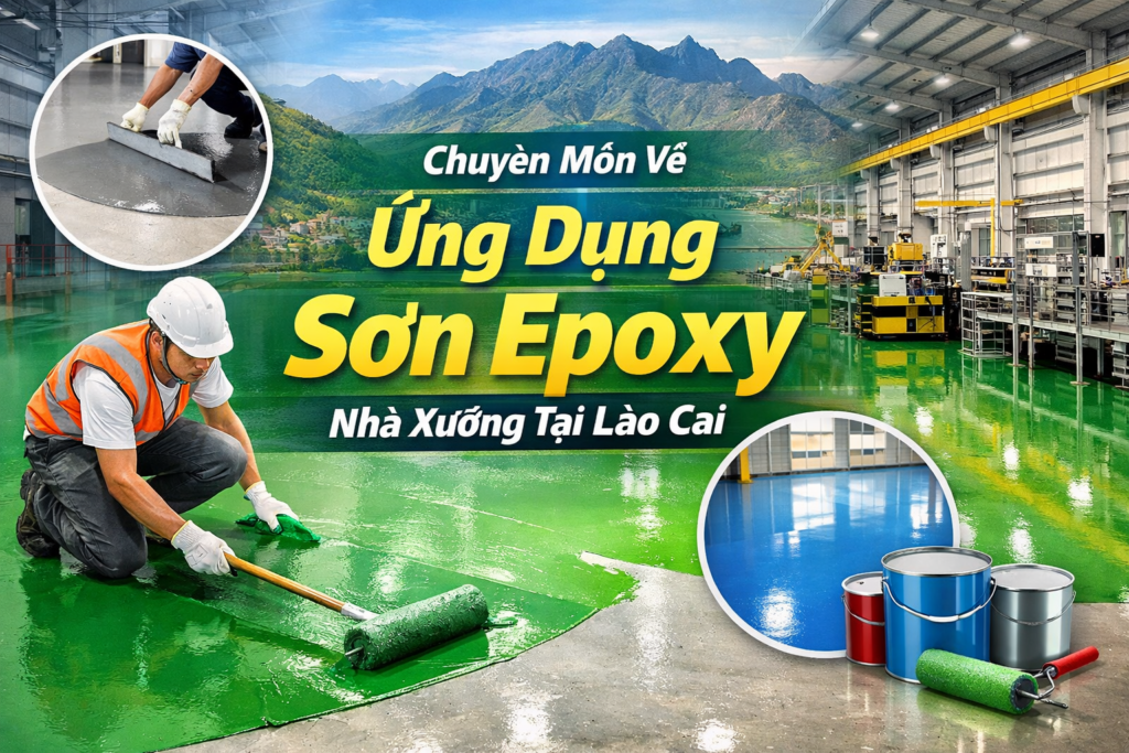 thi công sơn epoxy nhà xưởng tại Lào Cai