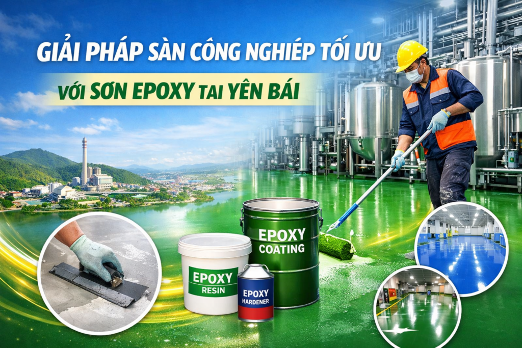thi công sơn epoxy nhà xưởng tại Yên Bái
