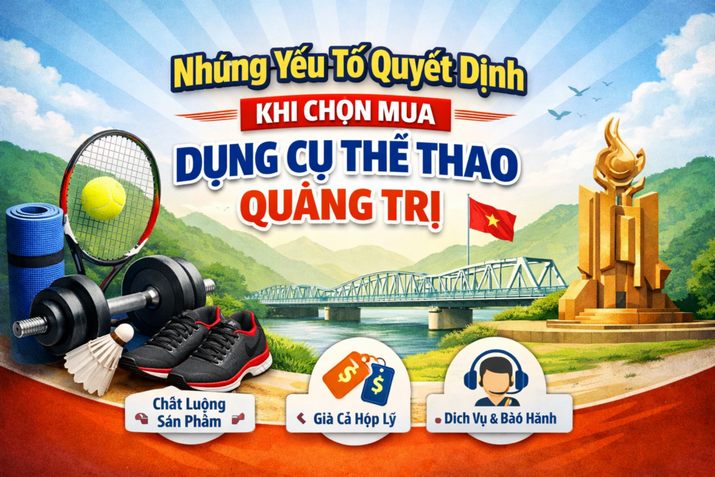 Dụng cụ thể thao tại Quảng Trị
