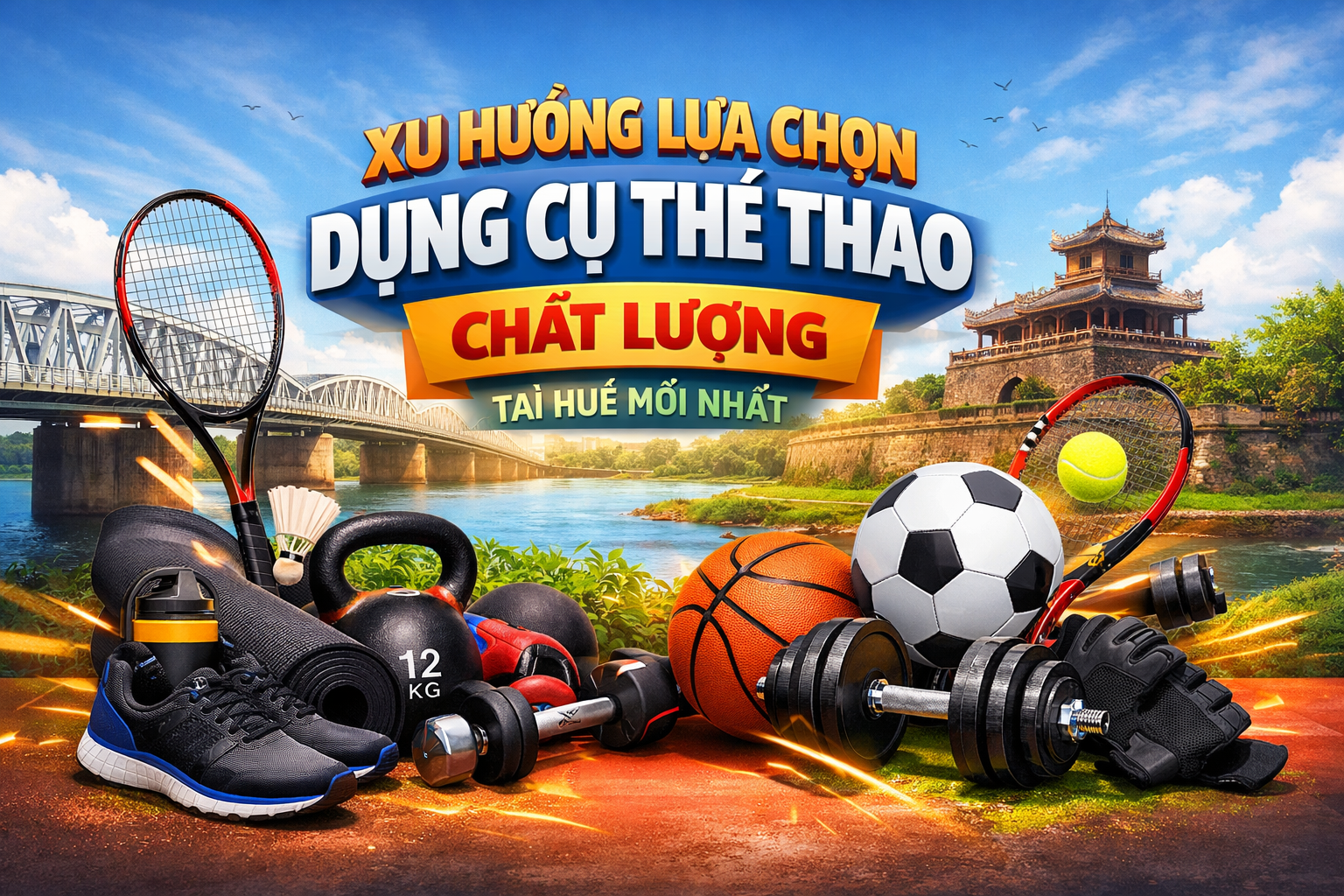 Dụng cụ thể thao tại Thừa Thiên Huế