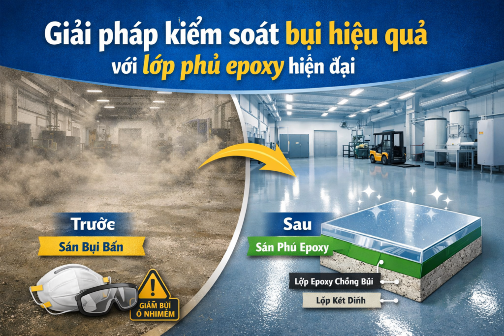 sơn epoxy chống bụi