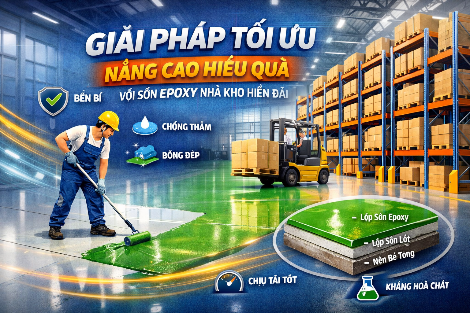 Sơn epoxy nhà kho