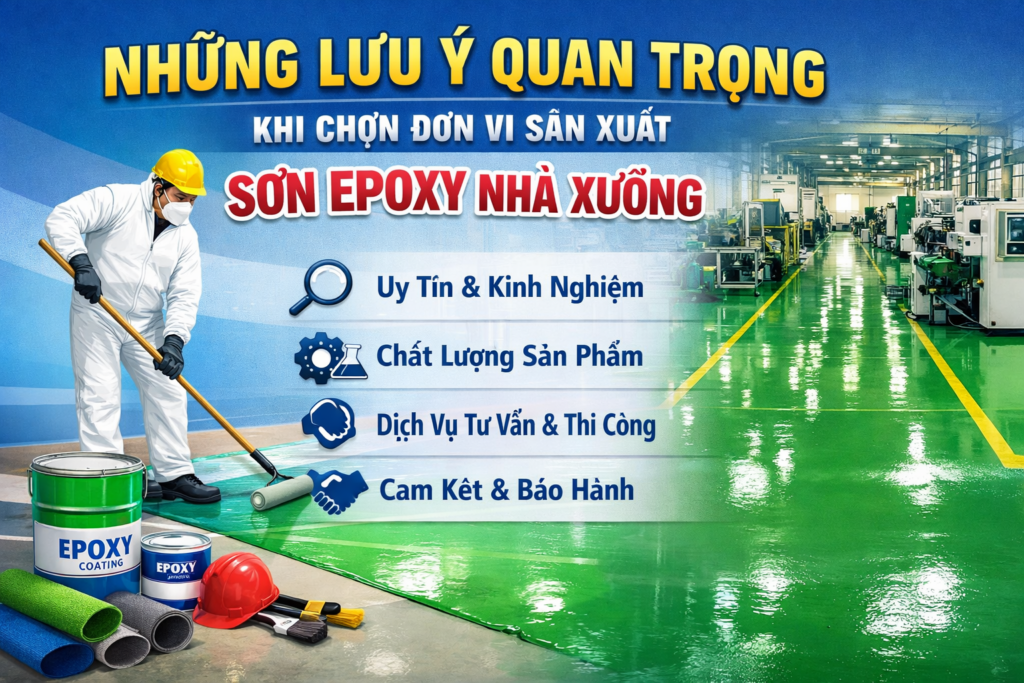 sản xuất sơn epoxy nhà xưởng