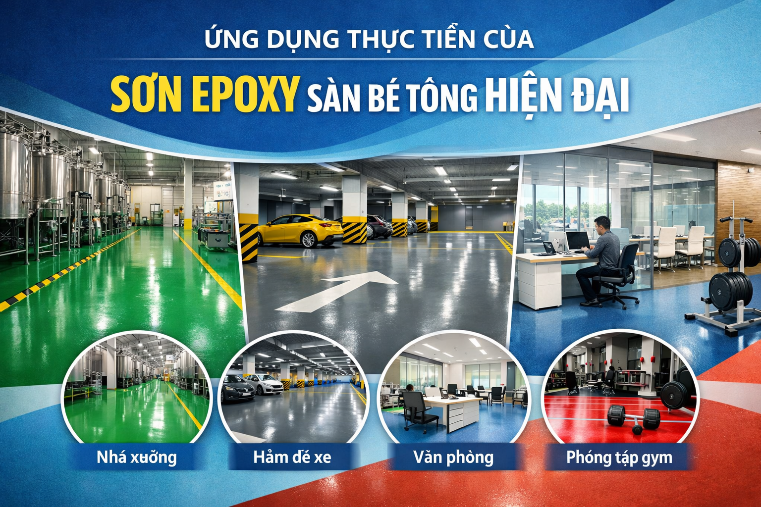sơn epoxy sàn bê tông