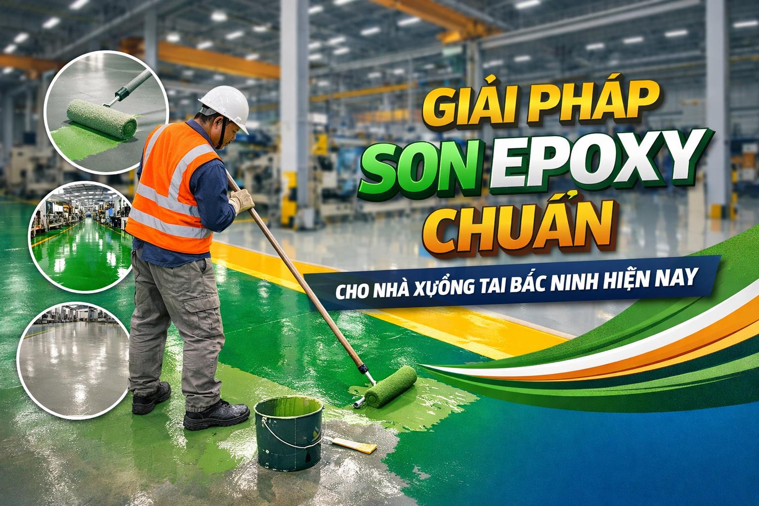 thi công sơn epoxy nhà xưởng tại Bắc Ninh