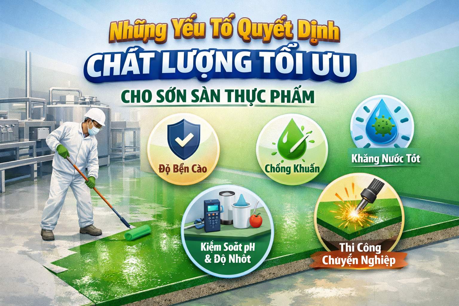 sơn sàn thực phẩm