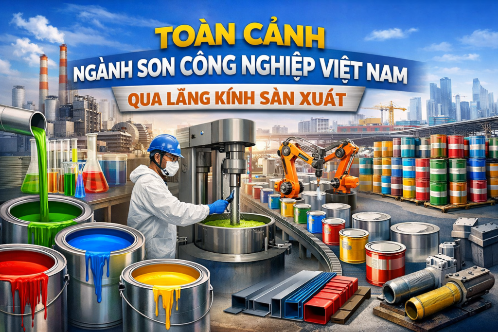 nhà máy sản xuất sơn công nghiệp