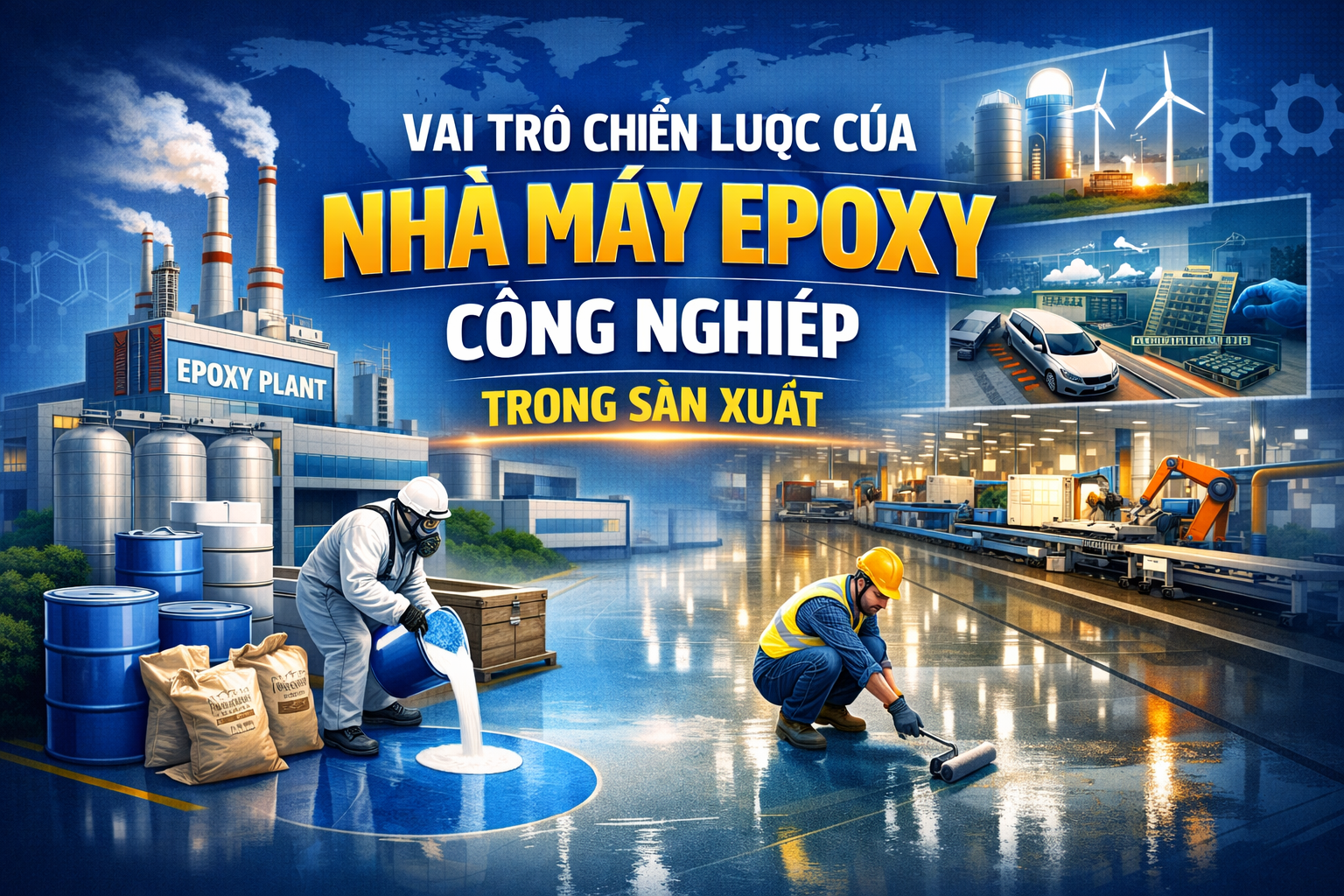 Nhà Máy Epoxy Công Nghiệp