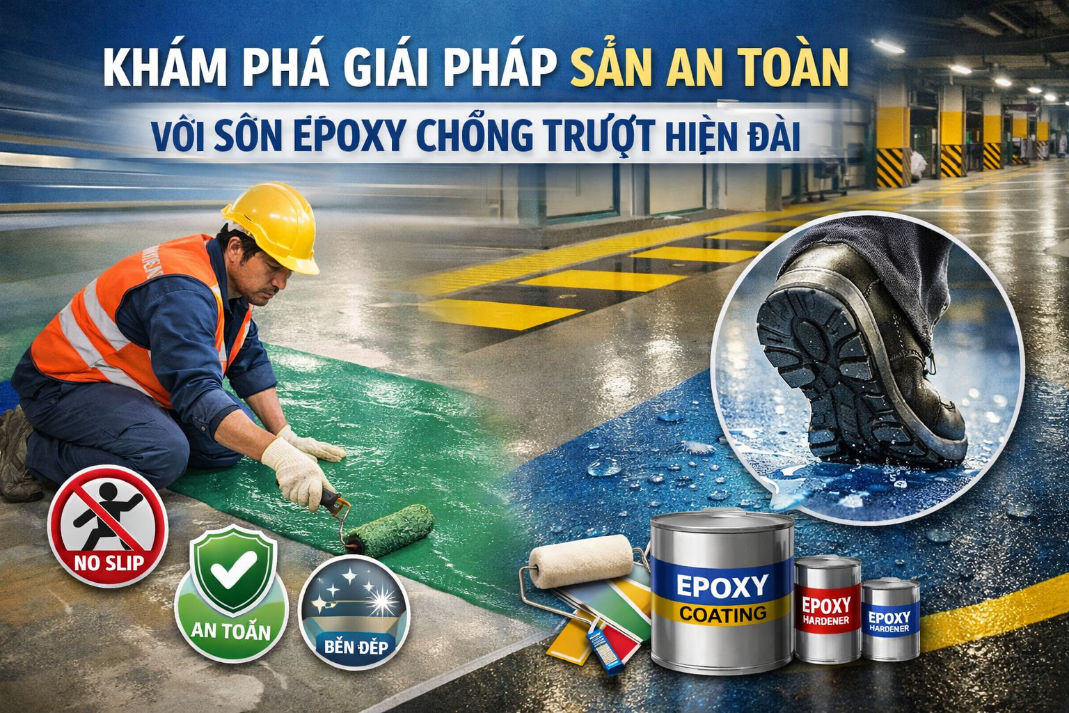 sơn epoxy chống trượt