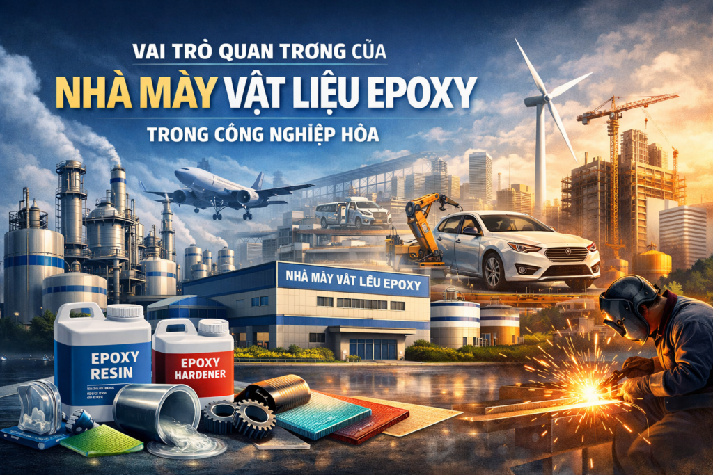 nhà máy vật liệu epoxy