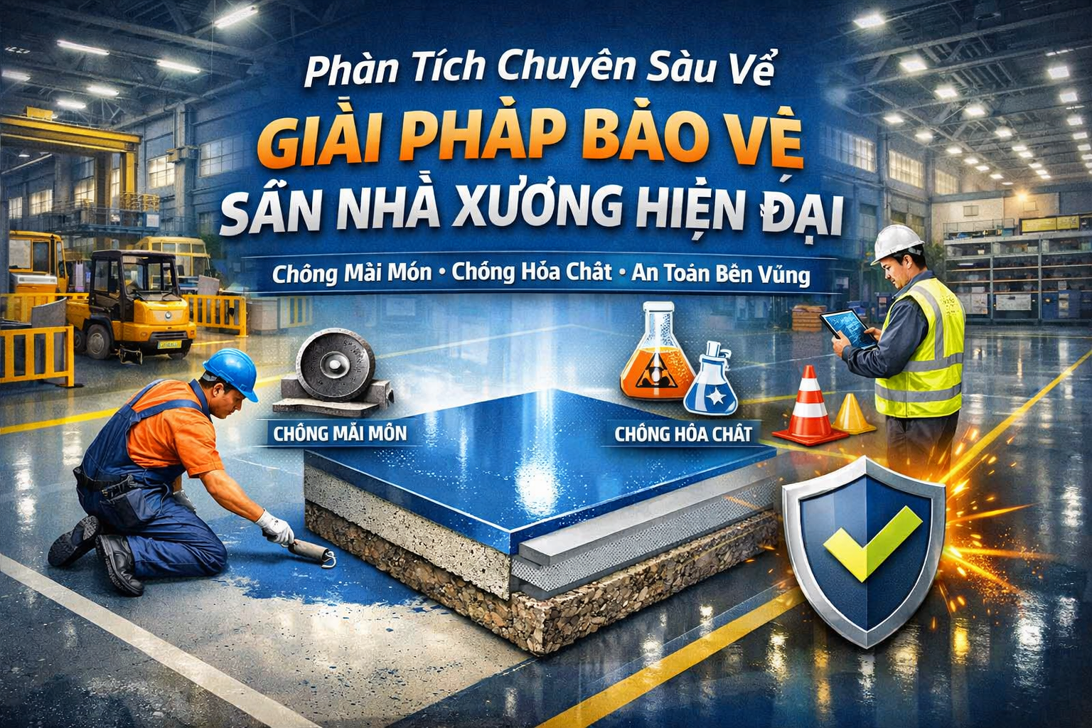 sơn epoxy chống dầu