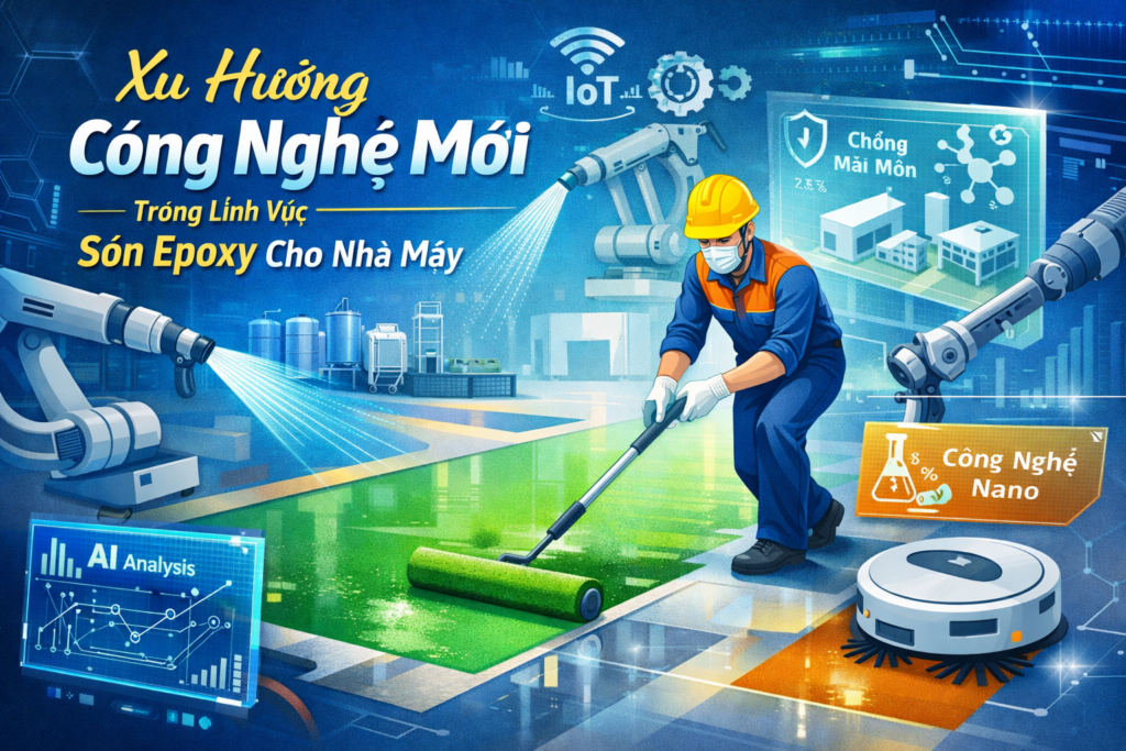 nhà máy sơn công nghiệp epoxy