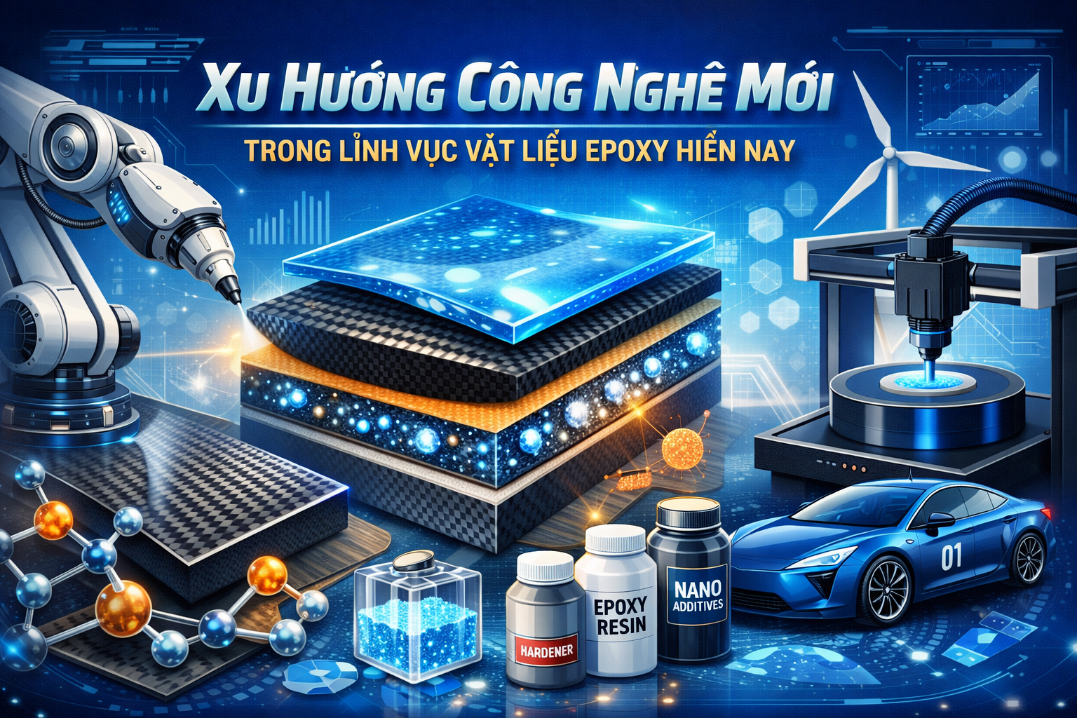 sản xuất vật liệu epoxy