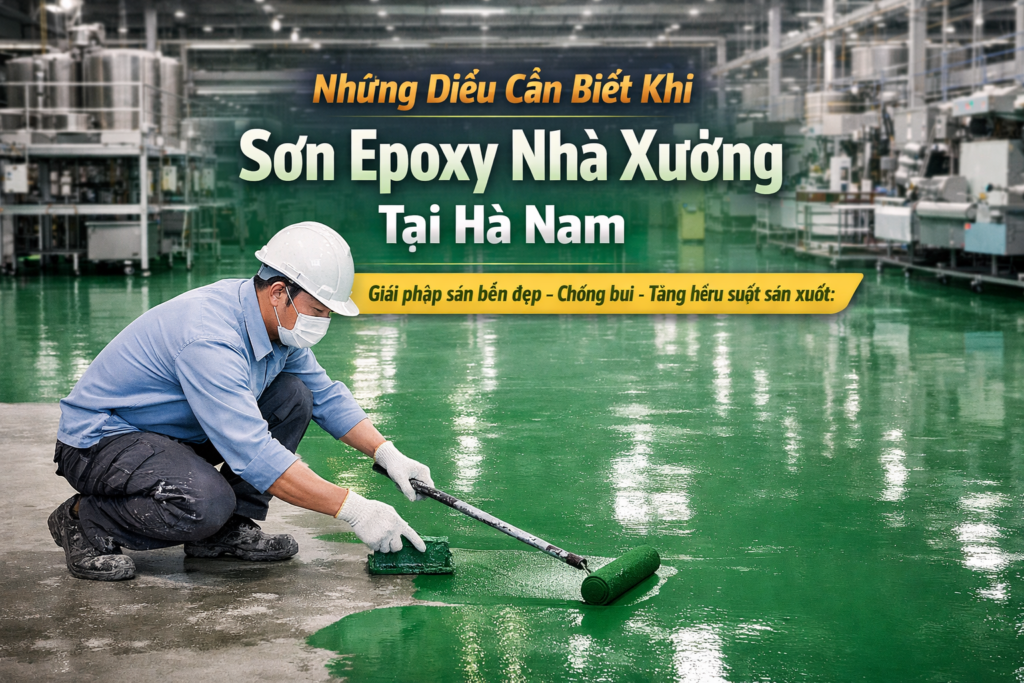 thi công sơn epoxy nhà xưởng tại Hà Nam