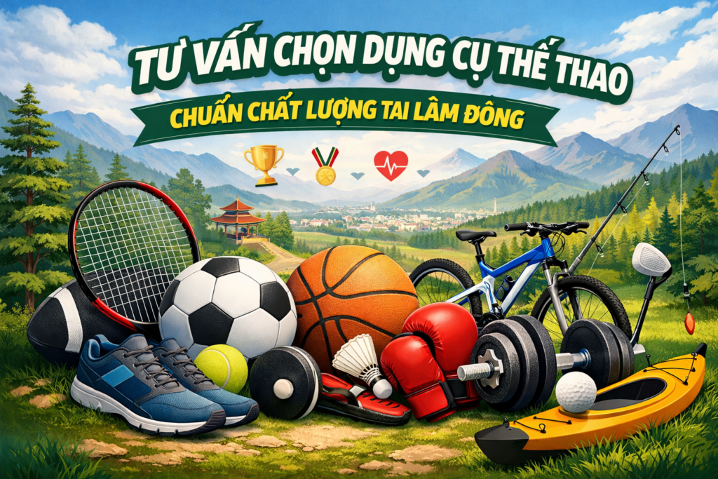 dụng cụ thể thao tại Lâm Đồng
