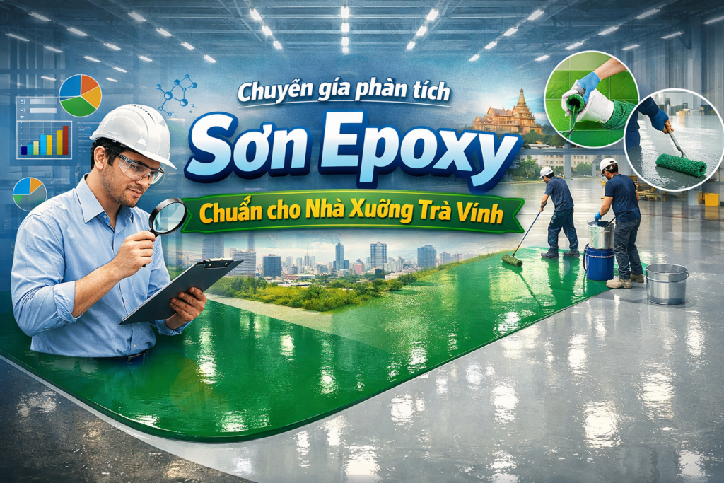 thi công sơn epoxy nhà xưởng tại Trà Vinh