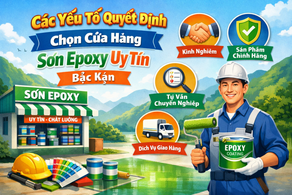 Cửa hàng mua bán sơn epoxy tại Bắc Kạn