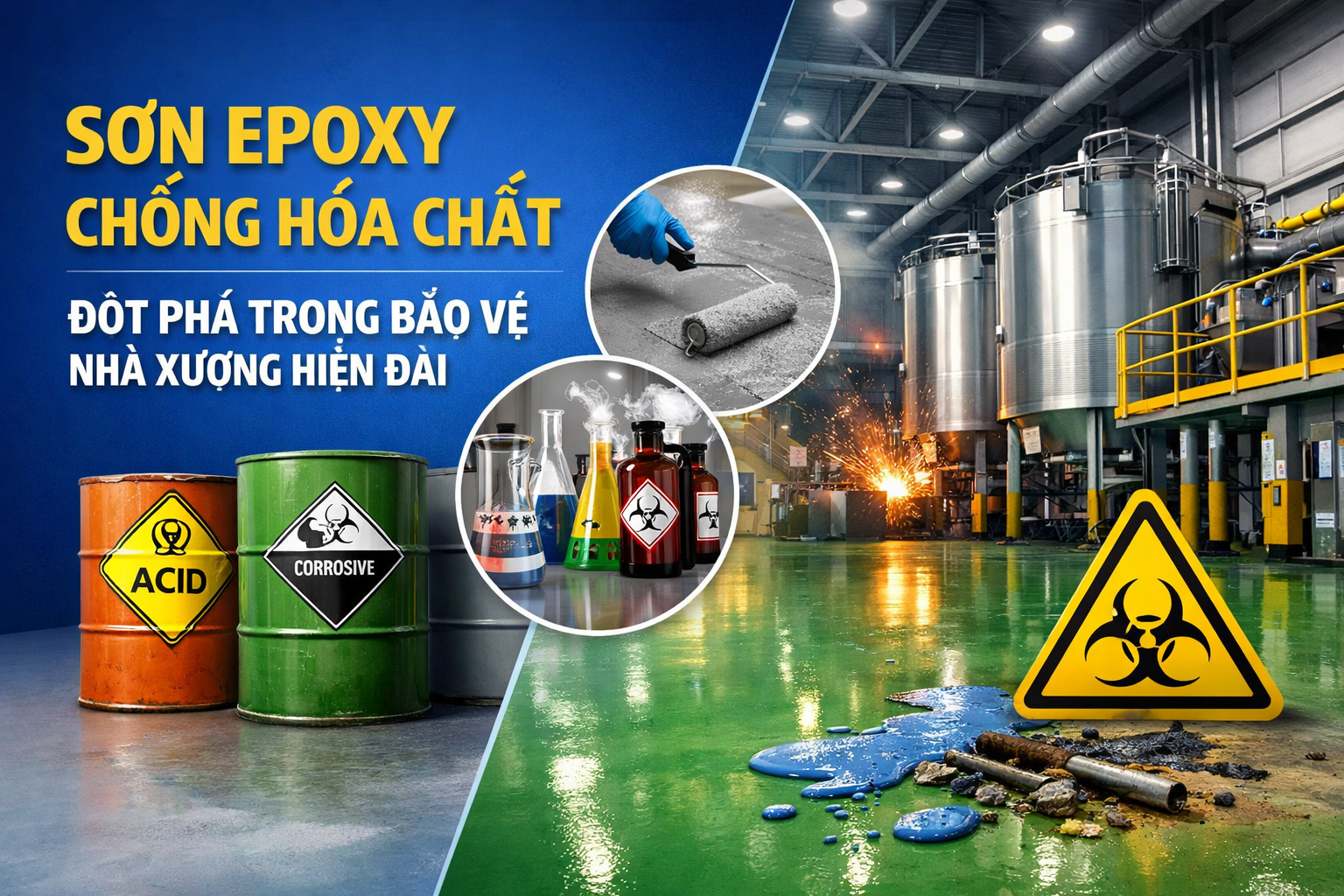 Sơn Epoxy Chống Hóa Chất